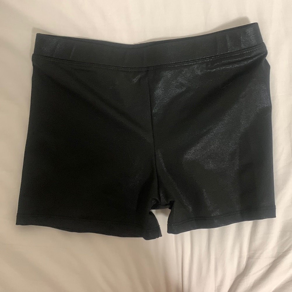 This is black tight shorts.